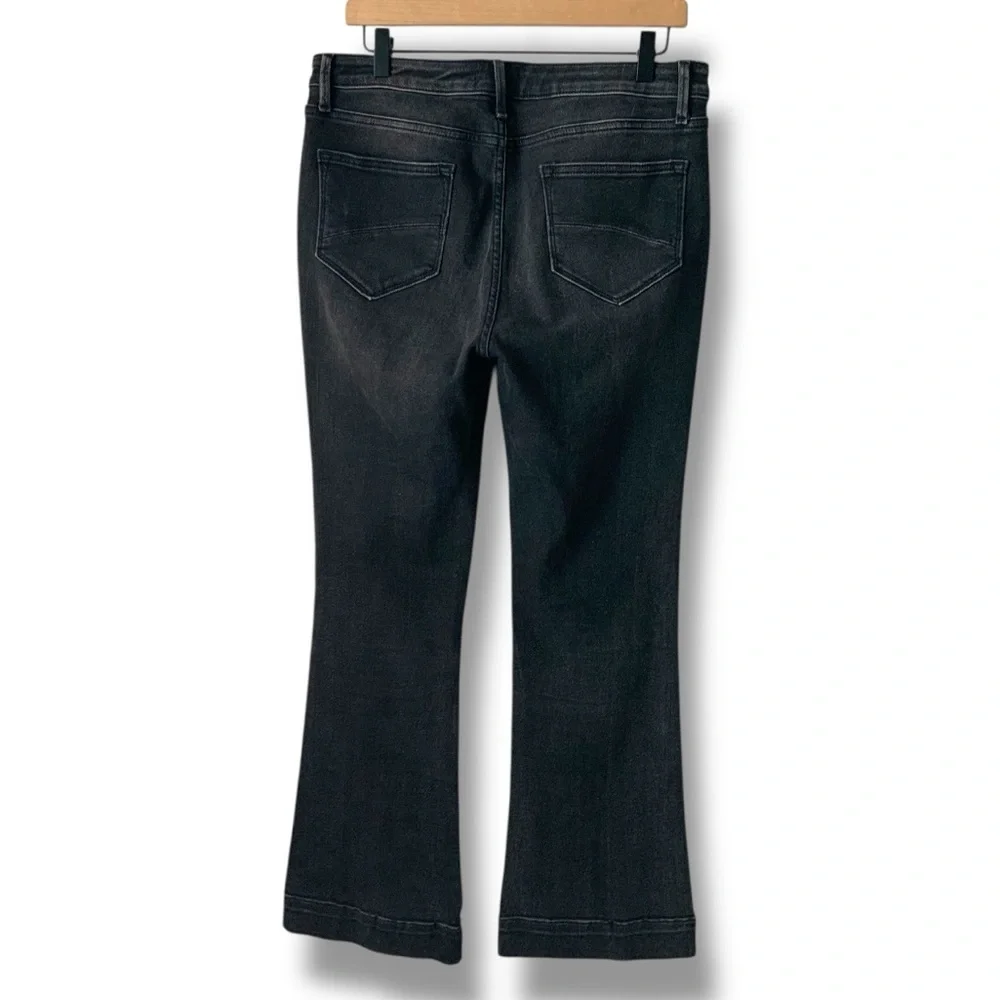 DRIFTWOOD Wyatt Mid-Rise Bootcut Jeans Dark Wash Black Size 30